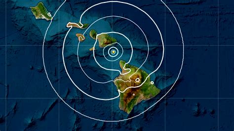 Magnitude-4 Earthquake Located Between Maui, Hawaiʻi