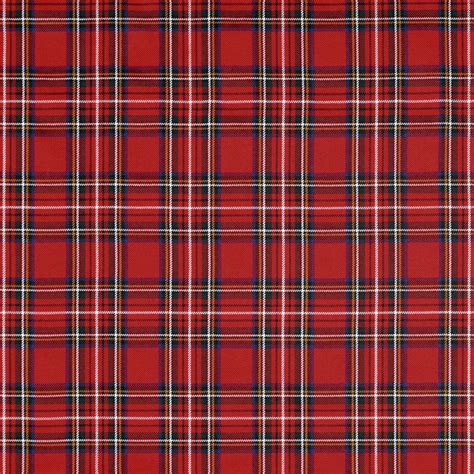 Red Classic Plaid Fabric | OnlineFabricStore