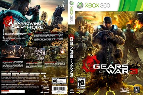 Gears of War 3 - XBOX 360 Game Covers - x360-front thro gow3-ntsc1 ...