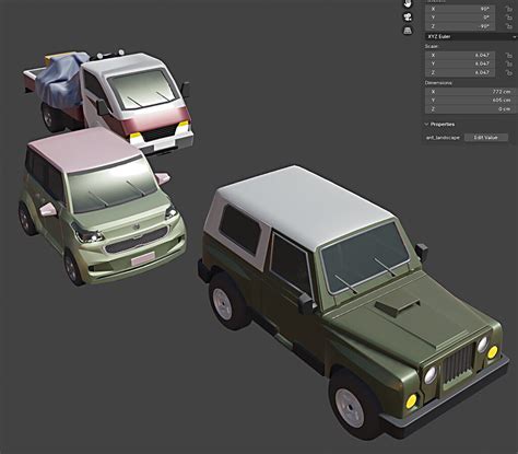 Low/mid poly cars - Works in Progress - Blender Artists Community