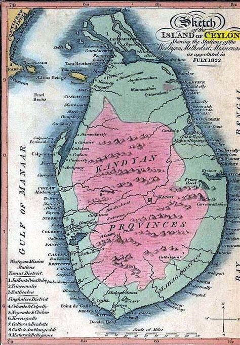 Sri Lanka History Maps