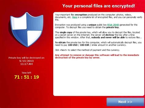 Ransomware Ransom Screen - BrightCloud Technologies