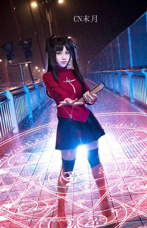 Free Shipping Fate stay night Zero Rin Tohsaka Cosplay Costume ...