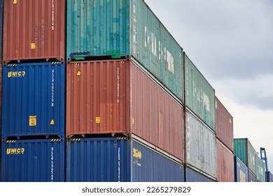 Container Terminal Port Busan Largest Harbor Stock Photo 2265279829 ...