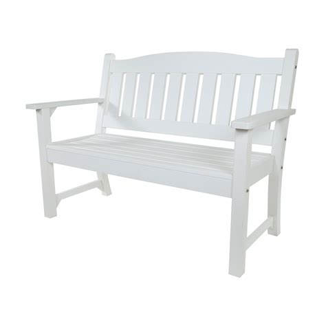 Shine Company Huntington 4 ft. Outdoor Bench - Walmart.com