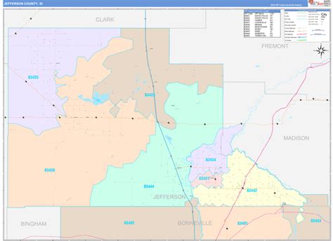 Maps of Jefferson County Idaho - marketmaps.com