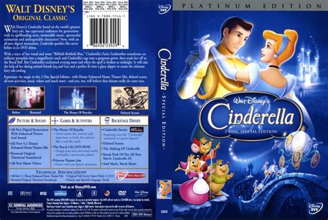 Cinderella Platinum Edition Dvd Cover