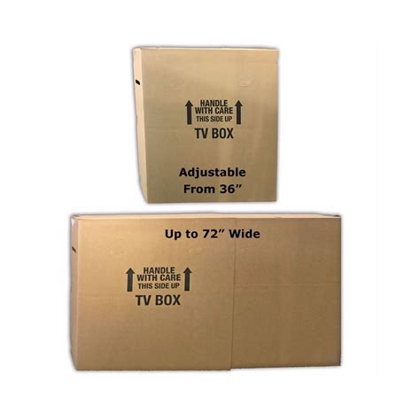 Flat Screen TV Moving Boxes - Pack of 2 | UsedCardboardBoxes