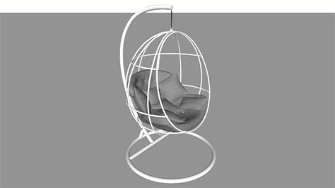 Large preview of 3D Model of Hanging chair #SwingChair Farmhouse Dining Chairs, Dining Room ...