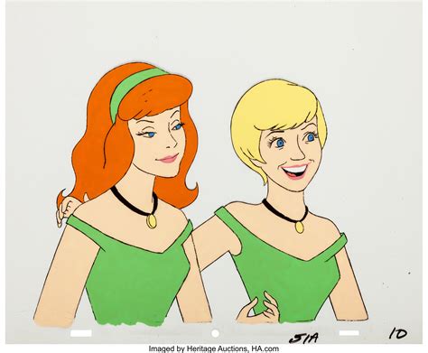 The New Scooby-Doo Movies Daphne and Sandy Duncan Production Cel | Lot #11573 | Heritage Auctions