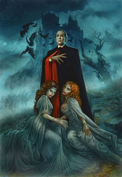 Classic Hammer Films Art : The Brides Of Dracula 1960 by Greg Staples | Dracula art, Hammer ...