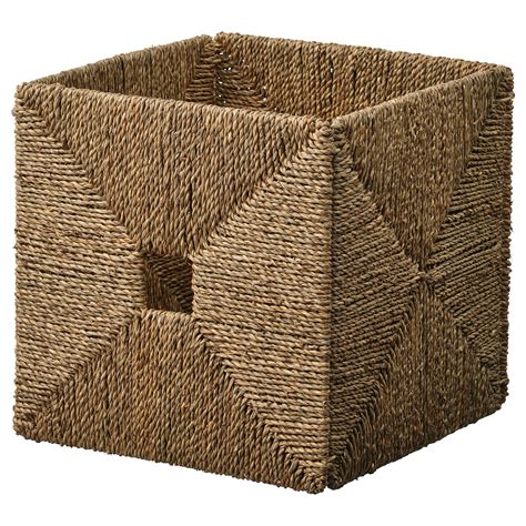 KNIPSA basket, seagrass, 32x33x32 cm - IKEA