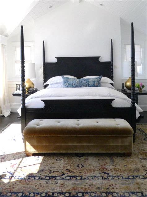 Modern Four-Poster Bed Frame Tutorial | CheapThriftyLiving.com