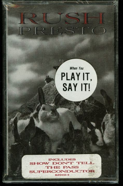 Rush - Presto (1989, Cassette) | Discogs