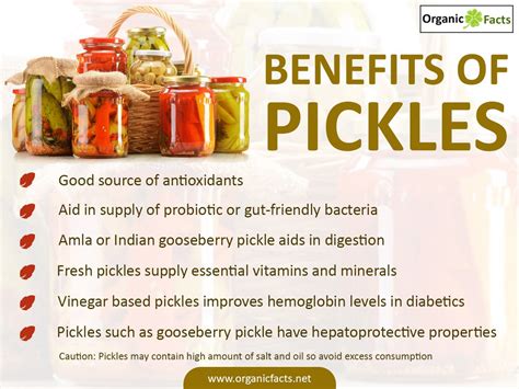 7 Surprising Benefits of Pickles | Organic Facts