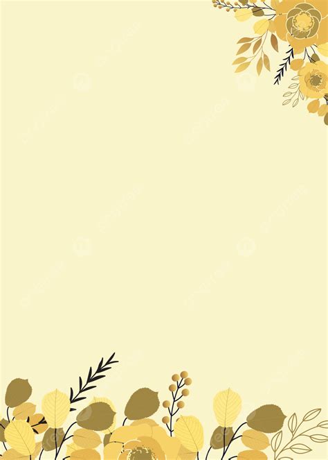 Yellow Flowers Simple Background Wallpaper Image For Free Download - Pngtree