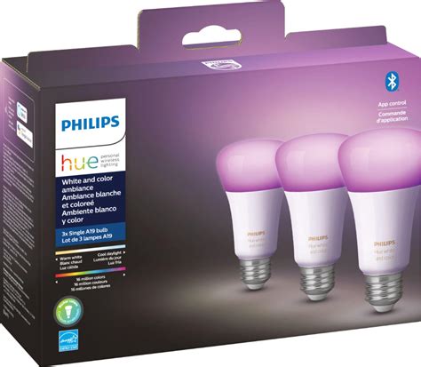 Philips Hue White and Color Ambiance A19 LED Smart Bulbs Deals