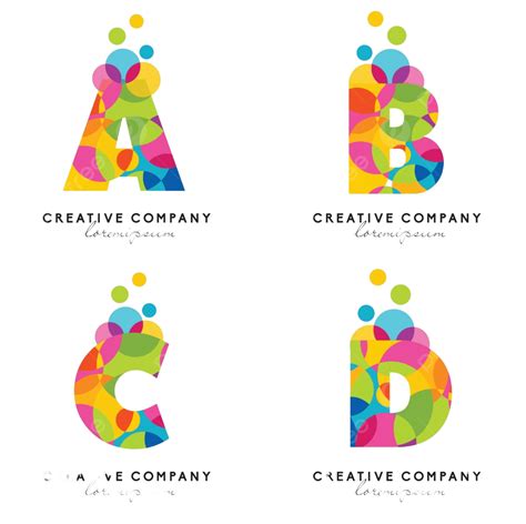 Alphabet Letters Logo Corporate Design D Vector, Corporate, Design, D ...