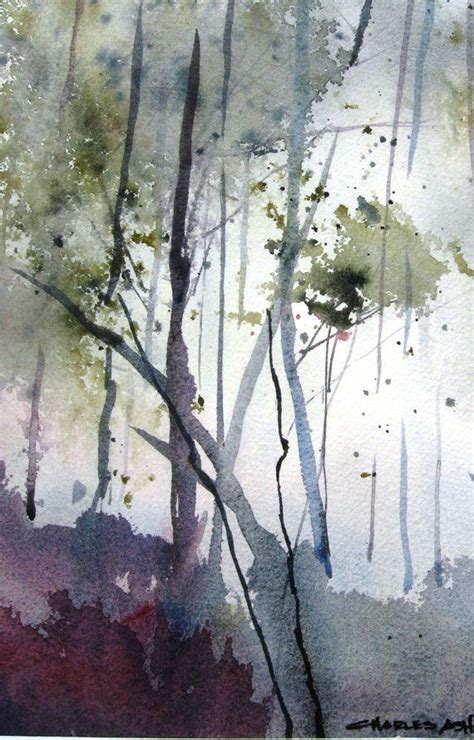 Woodland I - Original Watercolor Painting in 2020 | Original watercolor painting