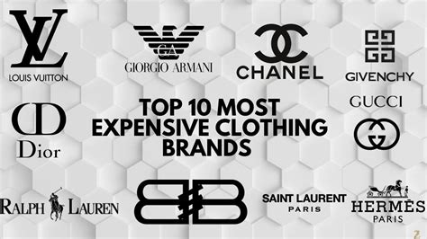 Quality and Comfort Top 10 Most Expensive Clothing Brands In The World ...