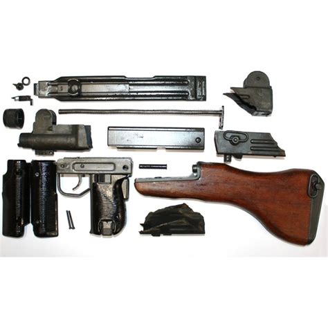 Uzi Parts Kit, Receiver Sections, IMI, SMG, Deluxe, Wood, RTG Parts