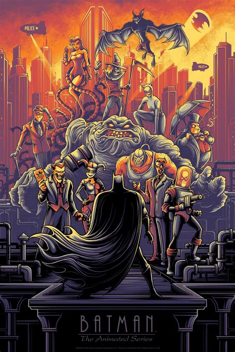 Batman: The Animated Series poster by Dan Mumford : r/batman