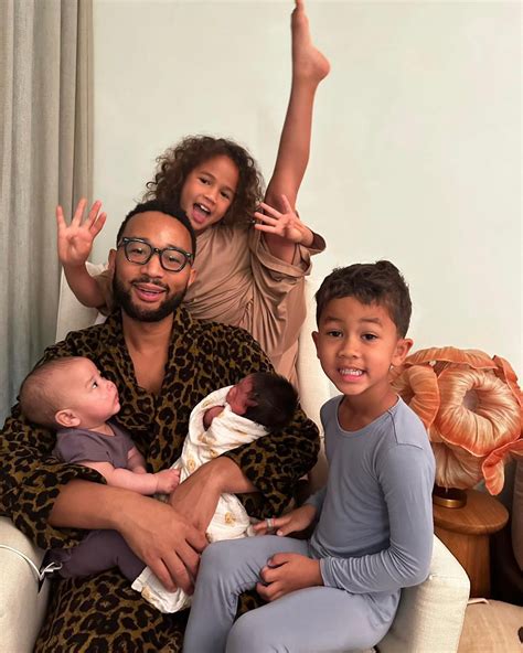 John Legend shares photo with 4 kids after Chrissy Teigen reveals new baby