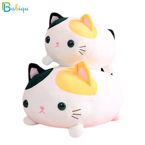 1pc 35/45cm Kawaii Lying Cat Plush Soft Pillow Cute Stuffed Animal Toys Doll Cute Toys for Kids ...