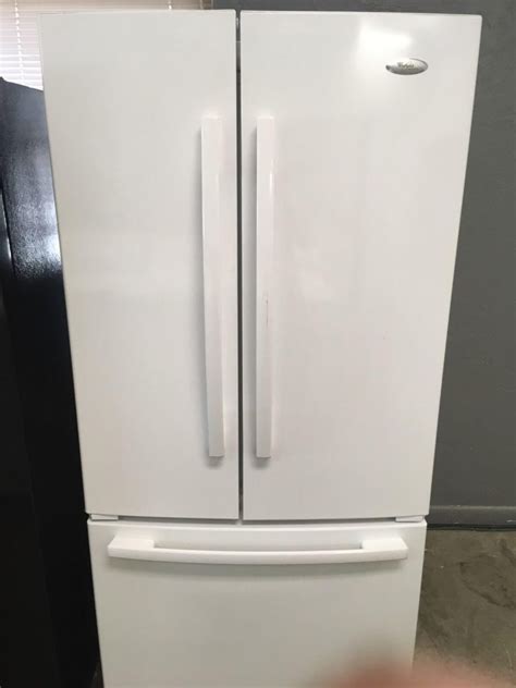 Whirlpool White 33’’ French Door Fridge - Appliance Max