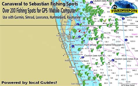 Cape Canaveral GPS Fishing Spots - Florida Fishing Spots