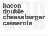 Bacon Double Cheeseburger Casserole Recipe | CDKitchen.com