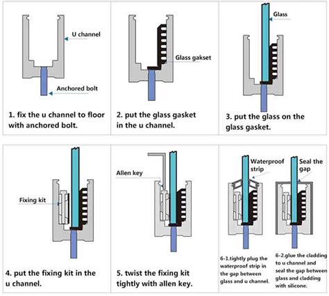 Hollow aluminum channel for glass railings – Yurihomes