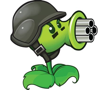 Gatling Pea | Plants vs. Zombies Wiki | Fandom