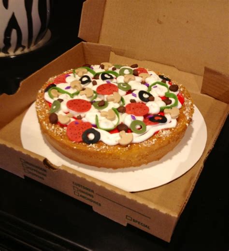 32 best images about Pizza cake on Pinterest | Happy hour, Fondant decorations and Pepperoni