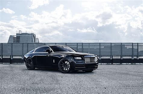 King of the Road: Black Rolls Royce Wraith Boasting Chrome Trim — CARiD.com Gallery