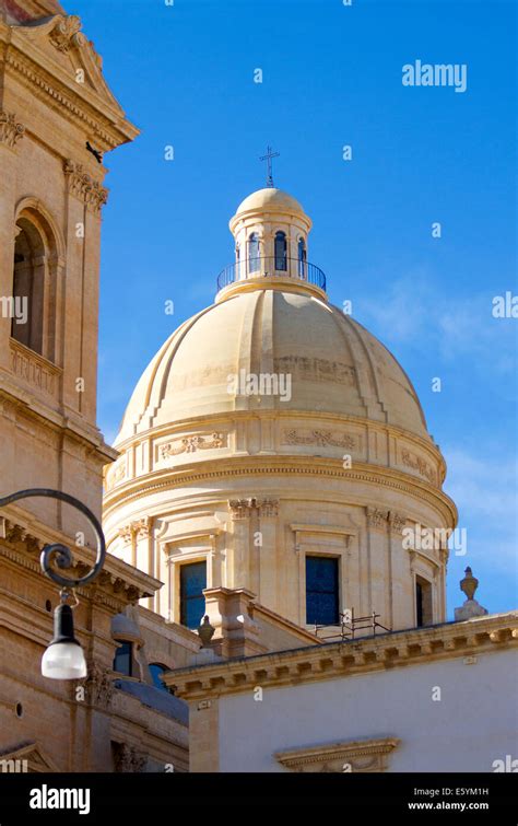 Noto cathedral at Sicily Stock Photo - Alamy