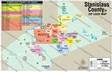 Stanislaus County Zip Code Map - California – Otto Maps