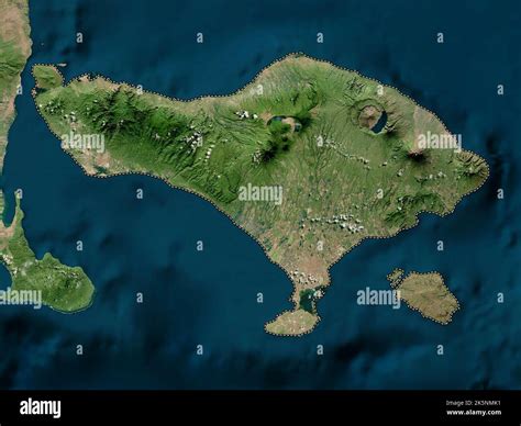 Bali, province of Indonesia. High resolution satellite map Stock Photo - Alamy