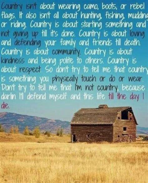 Country Life Quotes And Sayings. QuotesGram