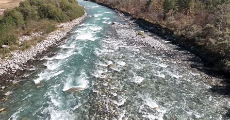 Drone View of a Flowing River Free Stock Video Footage, Royalty-Free 4K ...