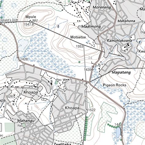 3028BD MATATIELE Map by Chief Directorate: National Geo-spatial Information | Avenza Maps