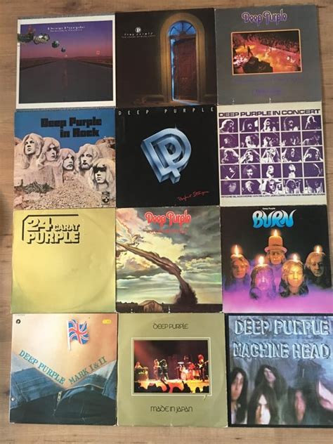 Unique collection of 12 Deep Purple Albums. All in very - Catawiki