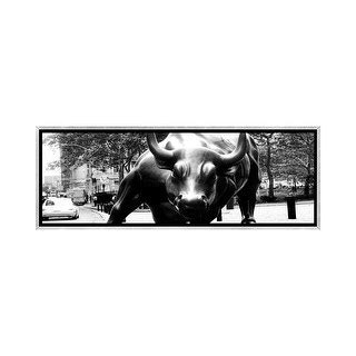 iCanvas "Wall Street Bull Close-up" by Unknown Artist Framed - Bed Bath ...