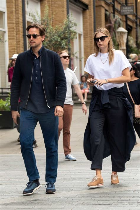 maria sharapova steps out for a stroll with boyfriend alexander gilkes ...