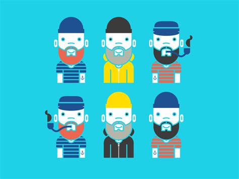 SAILOR CHARACTER EXPLORATION // by Dominik Beltramo on Dribbble