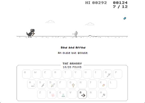 How to Play Chrome’s T-Rex game with weapons. Dino Swords. Little Arms ...