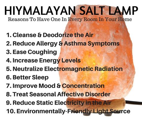 The Benefits of Himalayan Rock Salt Lamp – natural healthy lifestyle