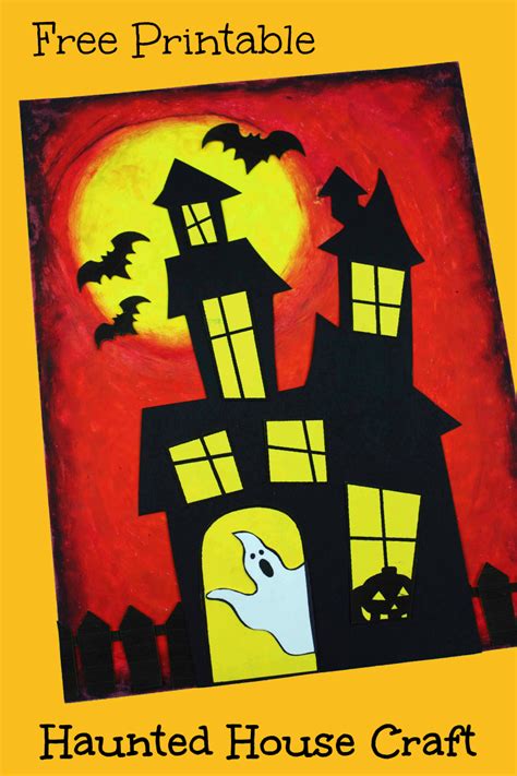 DIY Printable Haunted House Craft - Mama Likes This