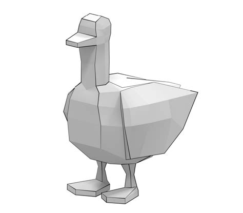 Duck 3D Papercraft | Free Printable Papercraft Templates