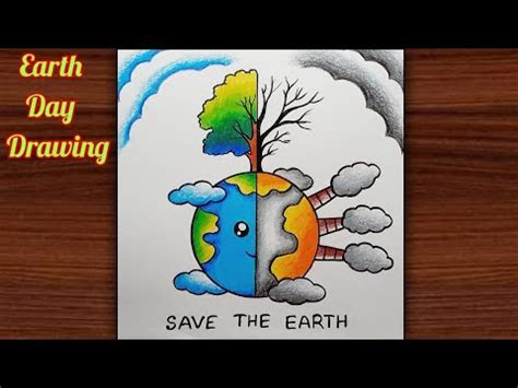 Save Our Mother Earth Drawing